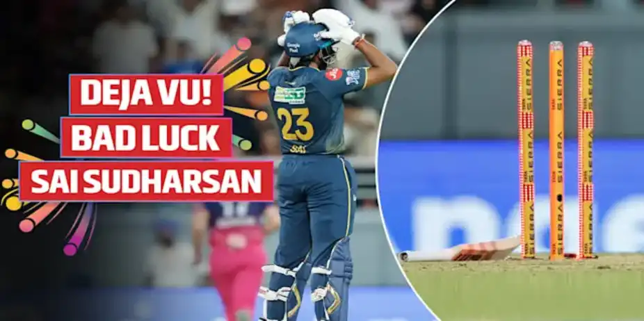 Sai Sudharsan Trips Over Same Mistake