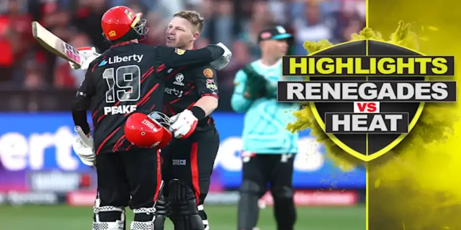 Melbourne Renegades vs Brisbane Heat: Highlights