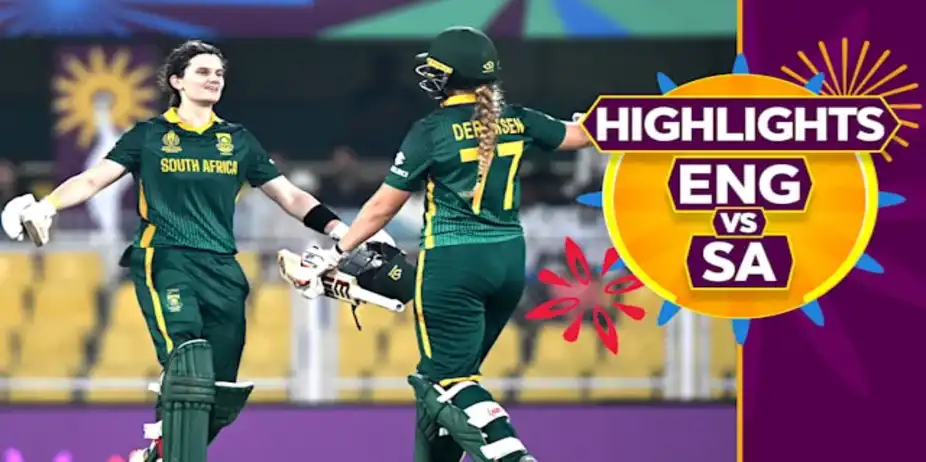 SF 1 - ENG W vs SA W: Highlights