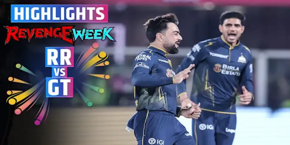 RR vs GT: Highlights
