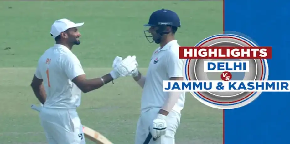 Delhi vs Jammu & Kashmir: Day 4, Highlights
