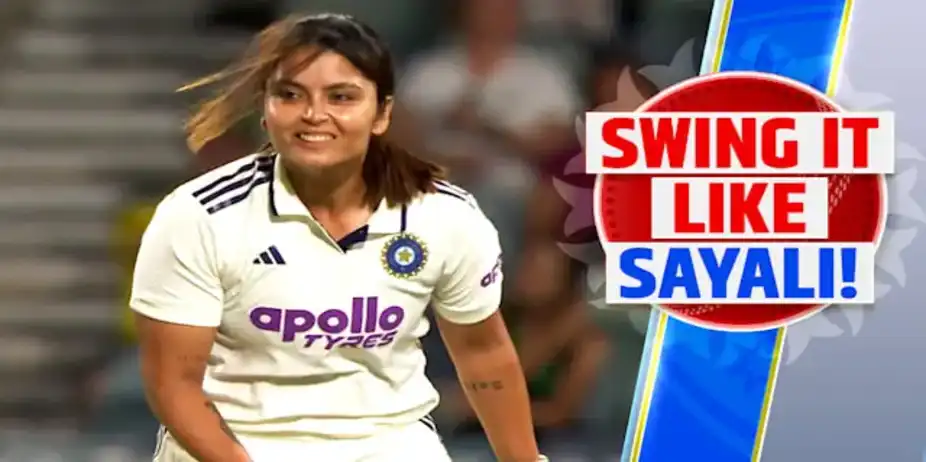 Satghare Gets Voll for 1st Test Wicket