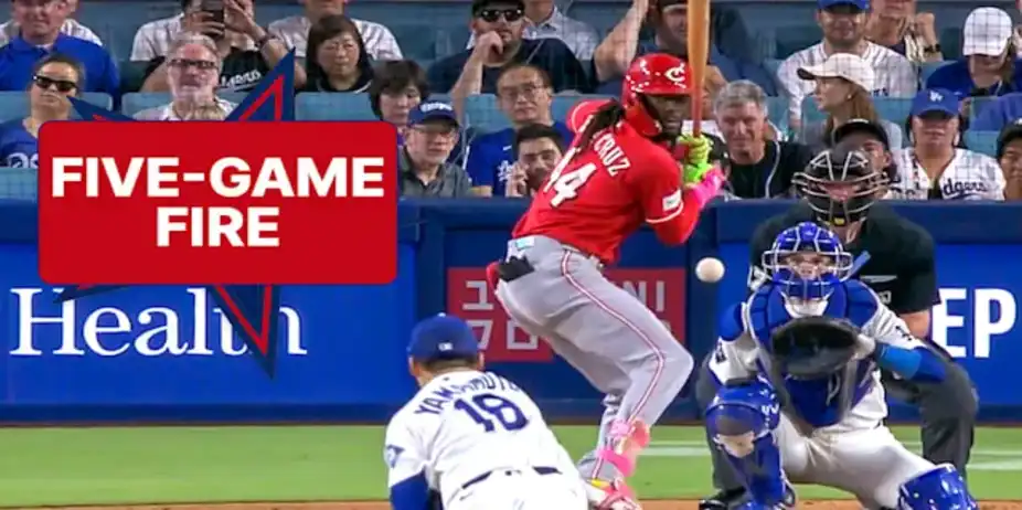 Elly De La Cruz Homers in Fifth Straight Game