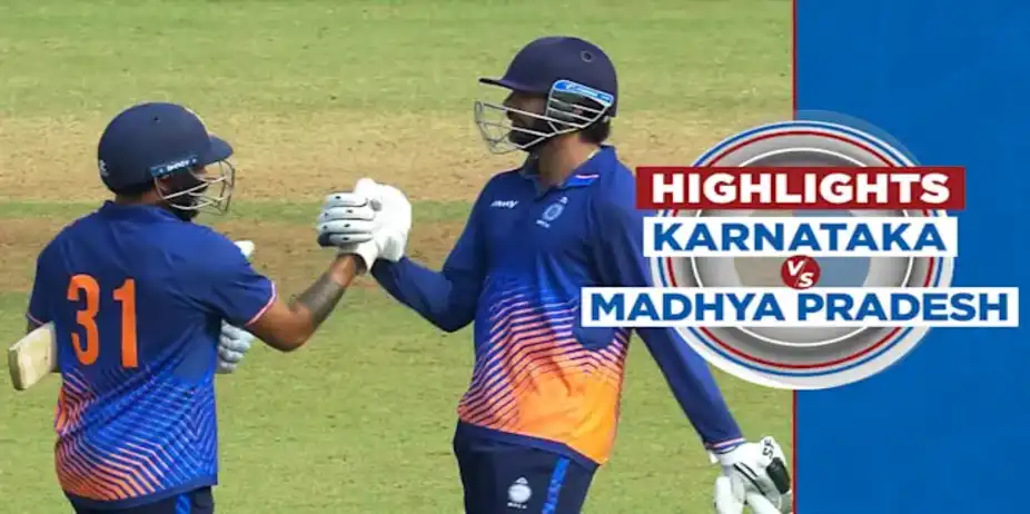 Karnataka vs Madhya Pradesh: Highlights
