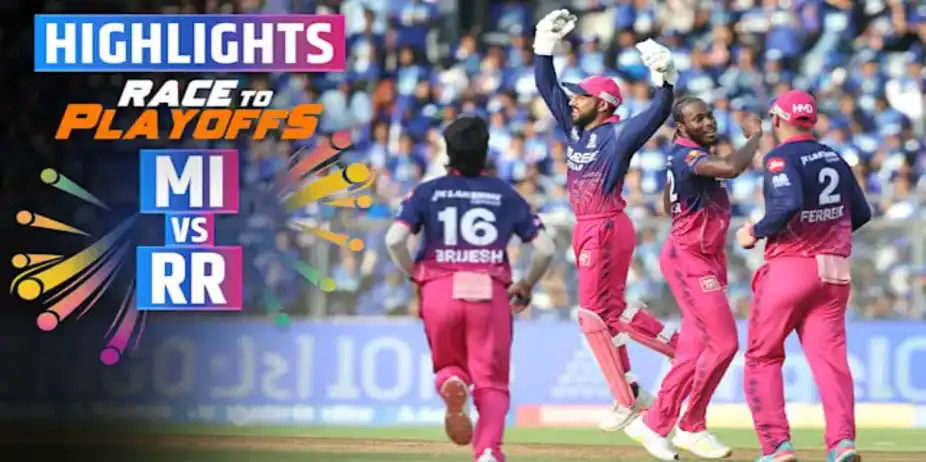 MI vs RR: Highlights