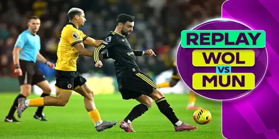 Wolves vs Manchester United: Replay