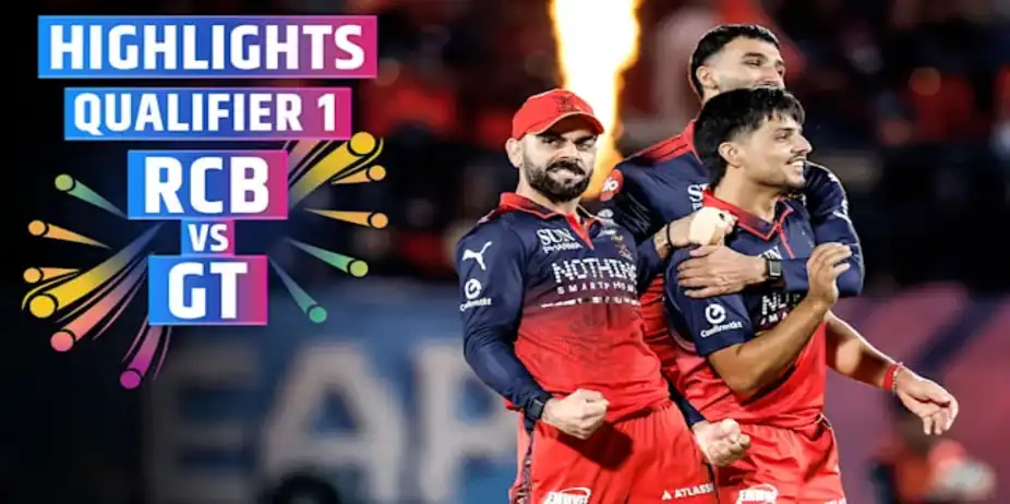 RCB vs GT: Highlights, Qualifier 1
