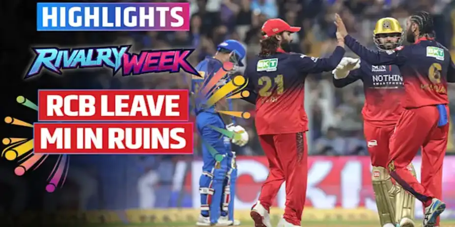 MI vs RCB: Highlights