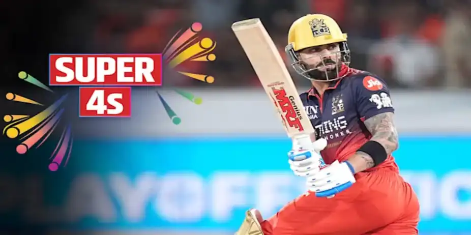 RCB Super 4s vs SRH