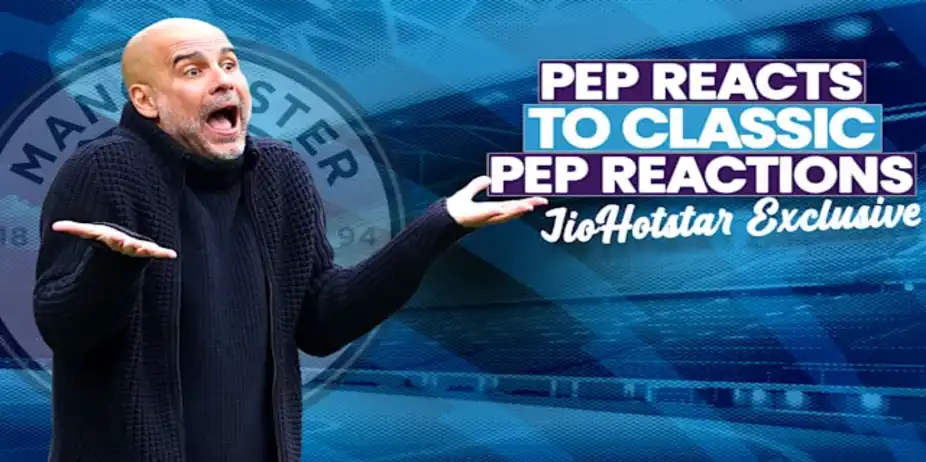 Pep Relives His Iconic Touchline Reactions