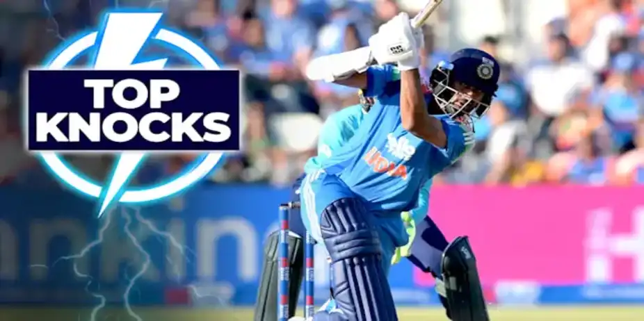 Washington's 52* vs ENG in 1st ODI