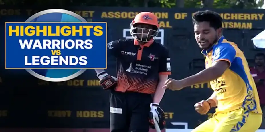 Ossudu Accord Warriors vs Ruby WT Legends: Highlights