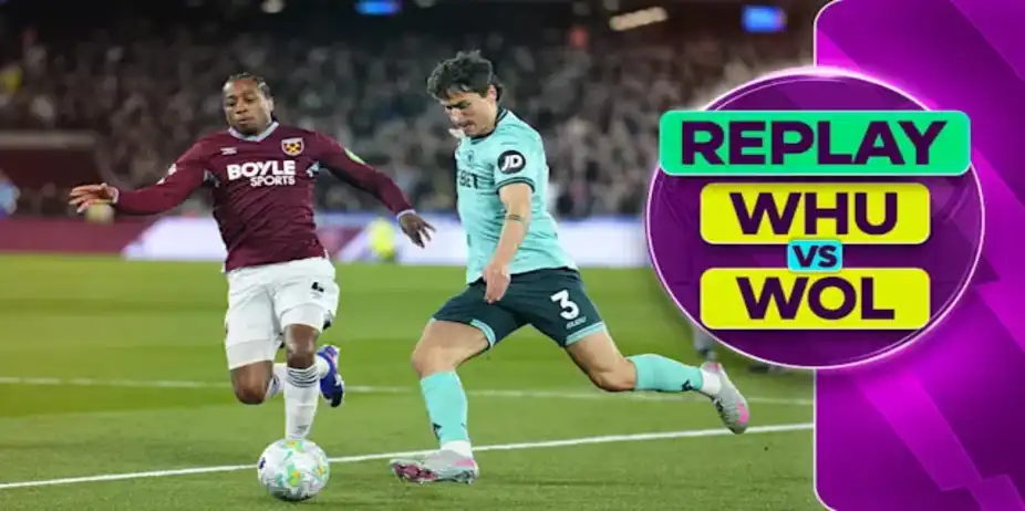 Replay: West Ham vs Wolves