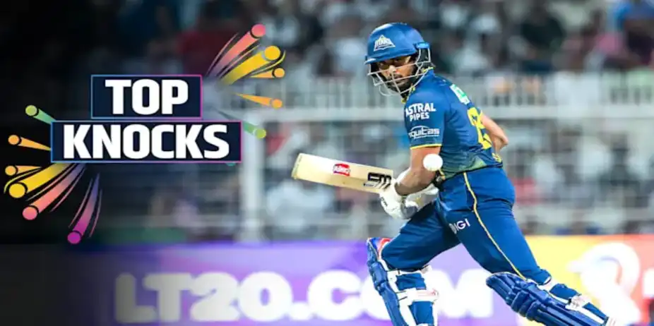 Sai Sudharsan's 53* vs KKR