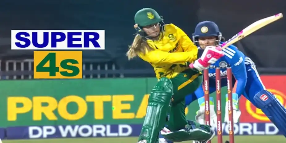 SA W Super 4s vs IND W