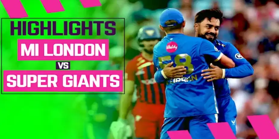 MI London vs Manchester Super Giants: Highlights
