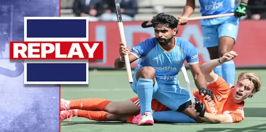 India vs Netherlands: Replay