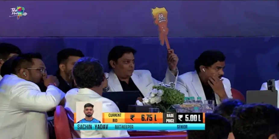 Royals Buy Sachin Yadav for 7 L