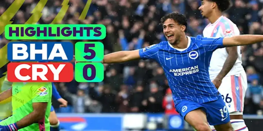Brighton vs Crystal Palace: Highlights