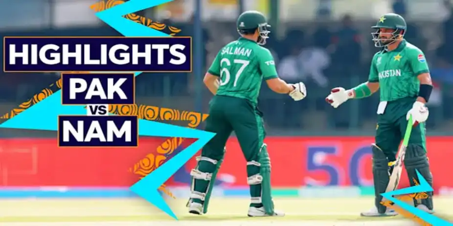 Pakistan vs Namibia: Highlights