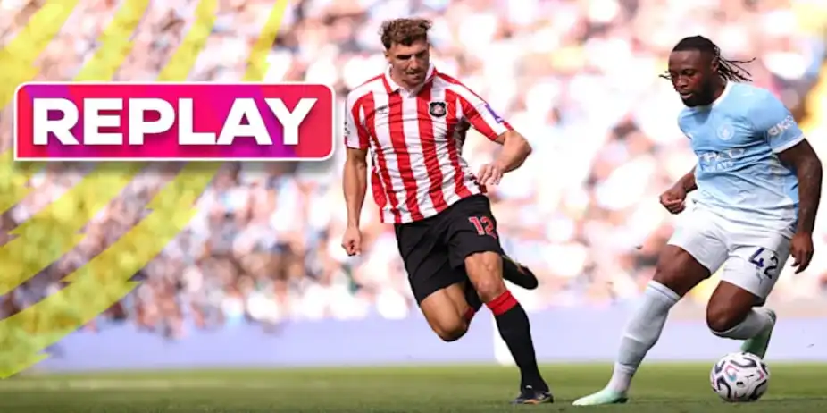 Manchester City vs Sunderland: Replay