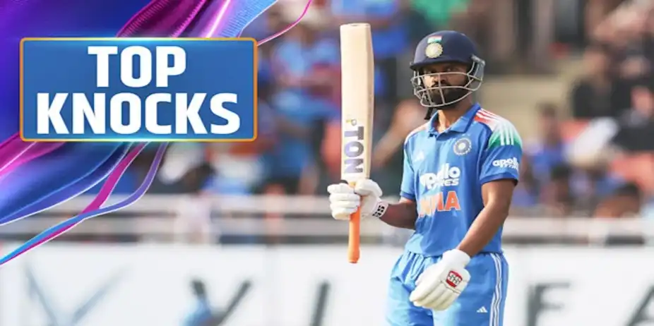 Gaikwad's 57 vs WI in 3rd ODI