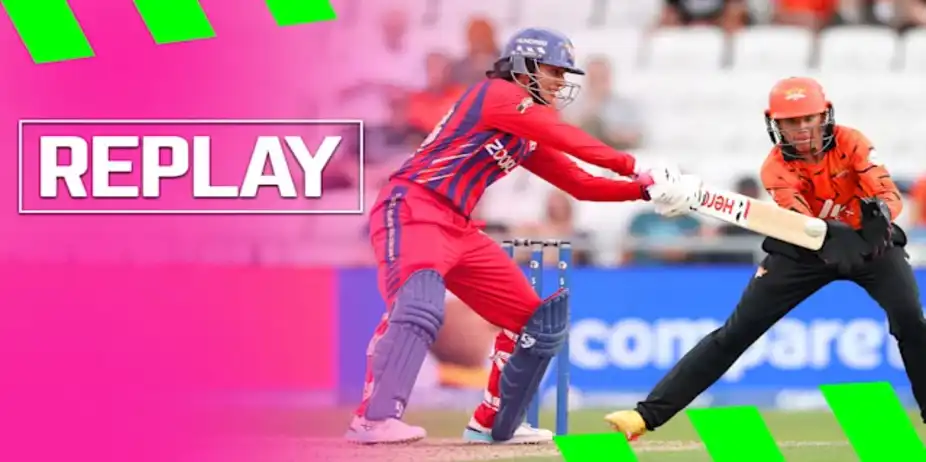 SunRisers Leeds vs Manchester Super Giants: Replay