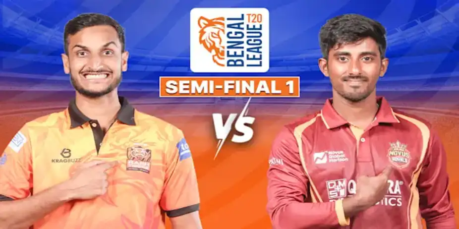 SF1: Shrachi Rarh Tigers vs Novus Purulia Royals