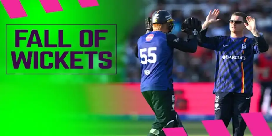 Manchester Super Giants Fall of Wickets vs London Spirit
