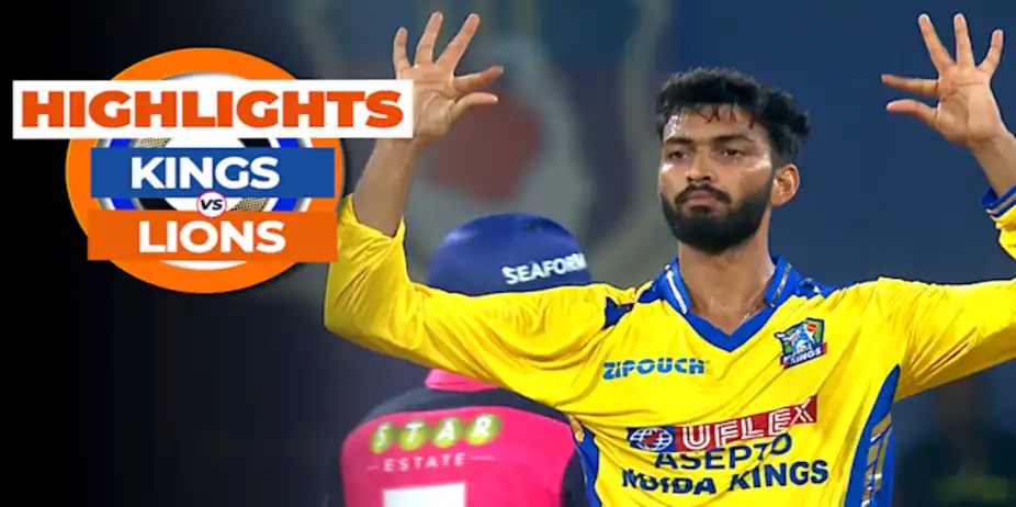 Noida Kings vs Gaur Gorakhpur Lions: Highlights