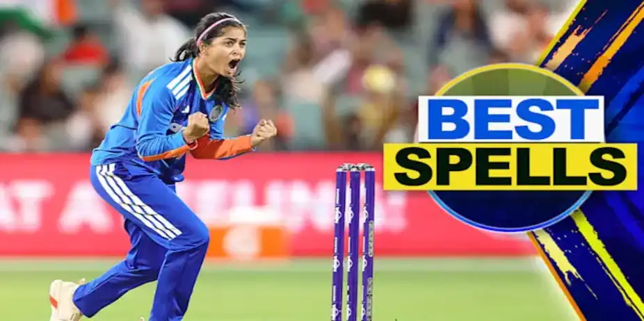 Shreyanka's 3/22 vs AUS in 3rd T20I