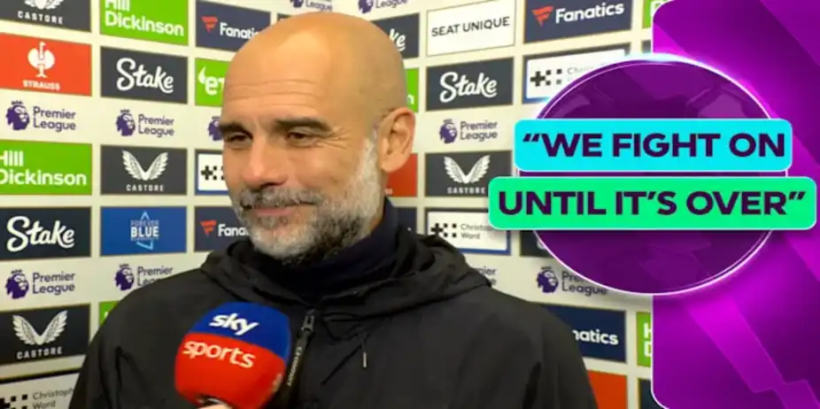 Pep Reflects on Draw vs Everton