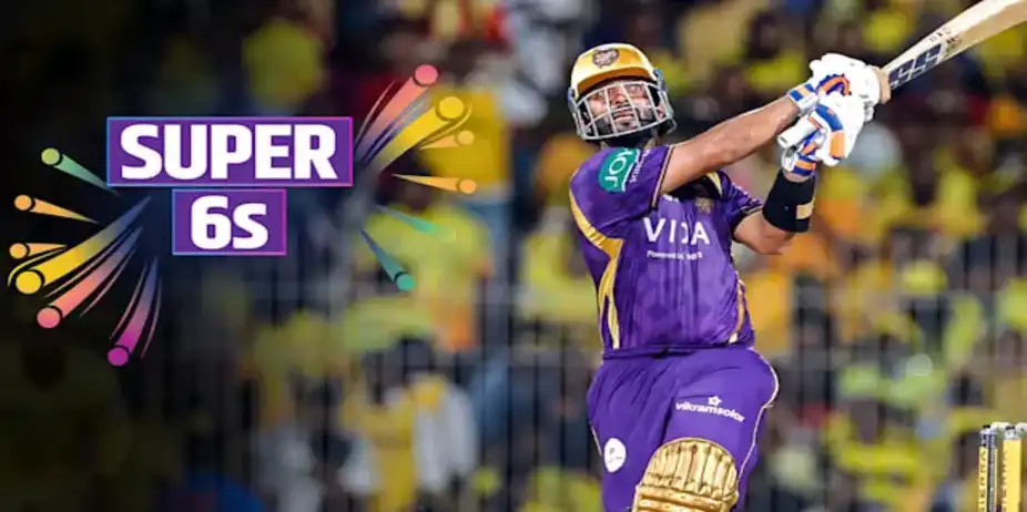 KKR Super 6s vs CSK