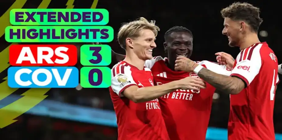 Arsenal vs Coventry City: Extended Highlights
