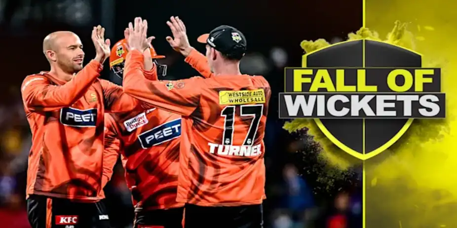 Hobart Hurricanes Fall of Wickets vs Perth Scorchers