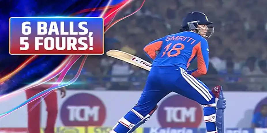 Smriti, Shafali Fire a Flurry of 4s