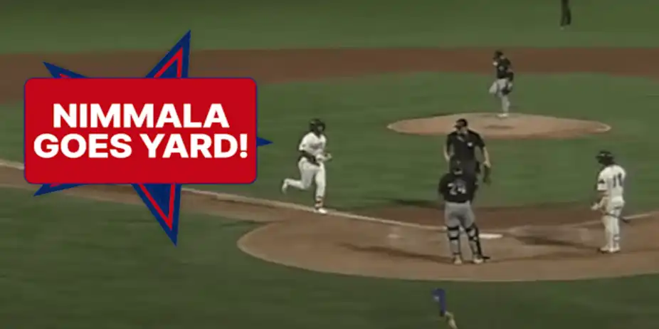 Nimmala Crushes a Solo Homer for Rocket City