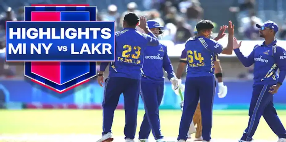 MI New York vs Los Angeles Knight Riders: Highlights