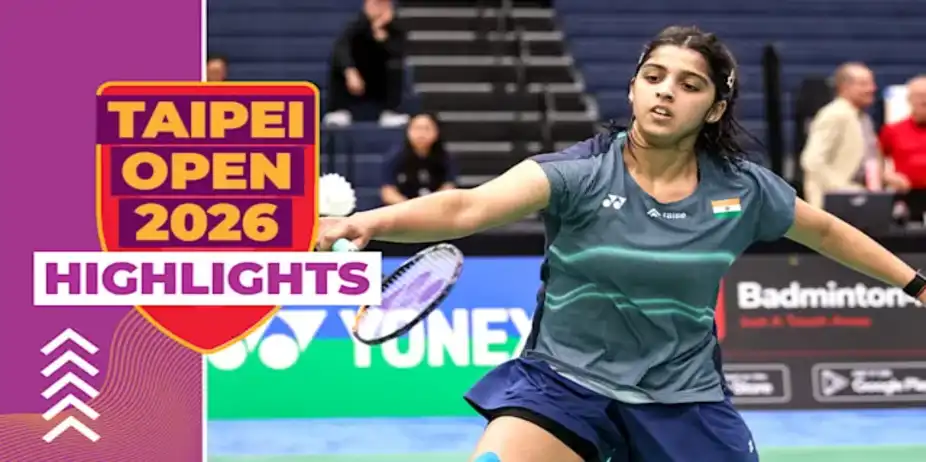 Tanvi Sharma vs Huang Yu Hsun: SF, Highlights