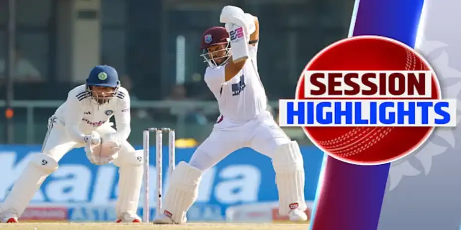 IND vs WI: 2nd Test - Day 3, 3rd Session Highlights