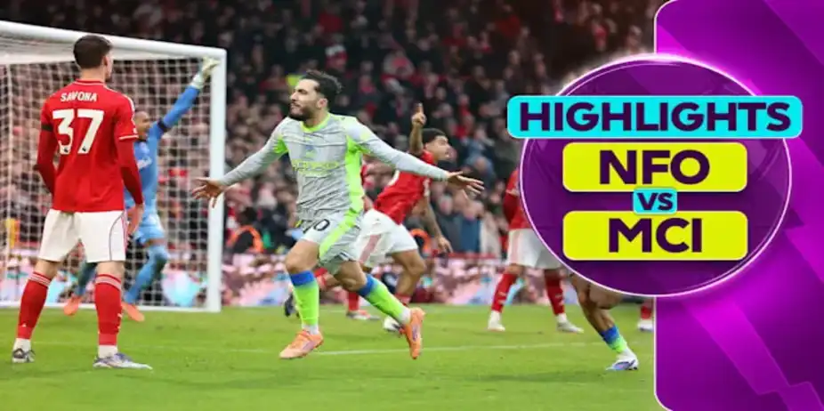 Nottingham Forest 1-2 Manchester City