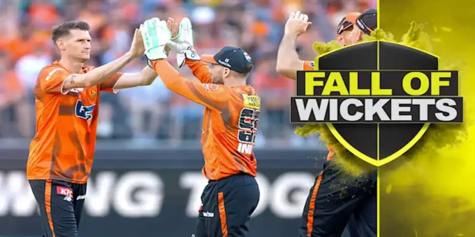 Melbourne Stars Fall of Wickets vs Perth Scorchers