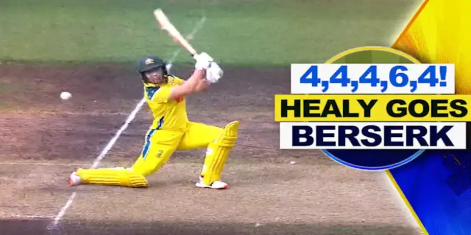 Sree Charani Faces Healy's Fury