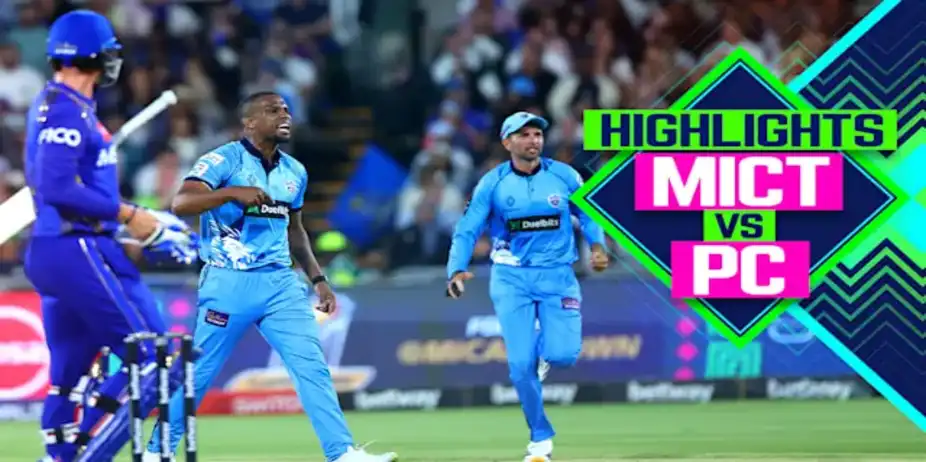 MI Cape Town vs Pretoria Capitals: Highlights