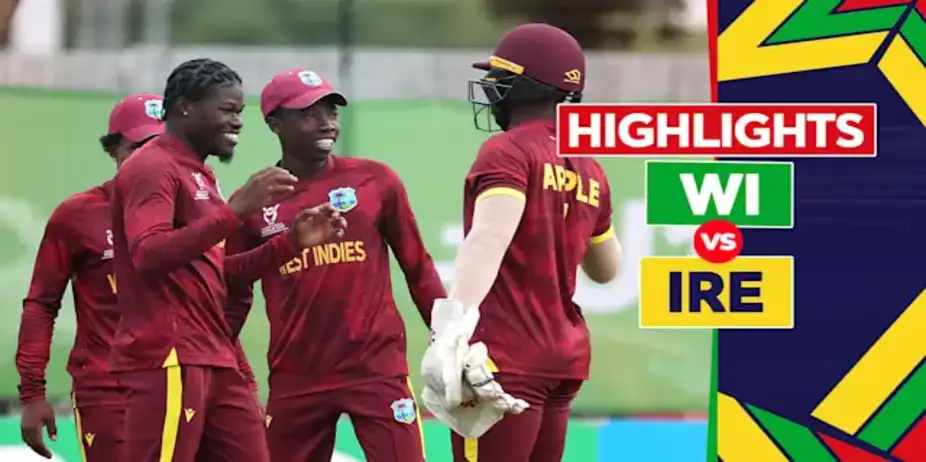 West Indies vs Ireland: Highlights