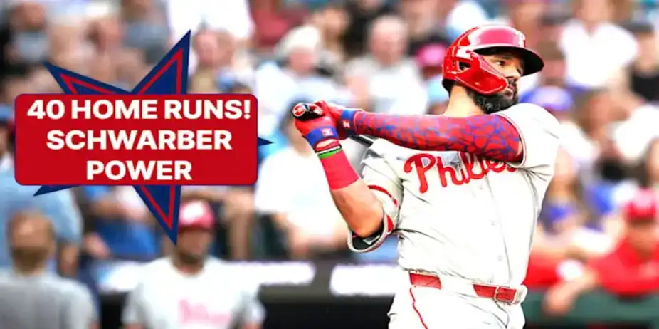 Schwarber's Historic 40th Home Run!