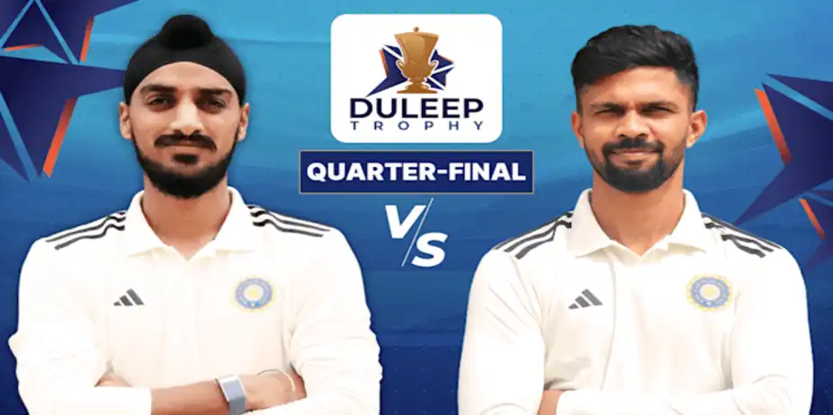 North Zone vs West Zone: QF, Day 3