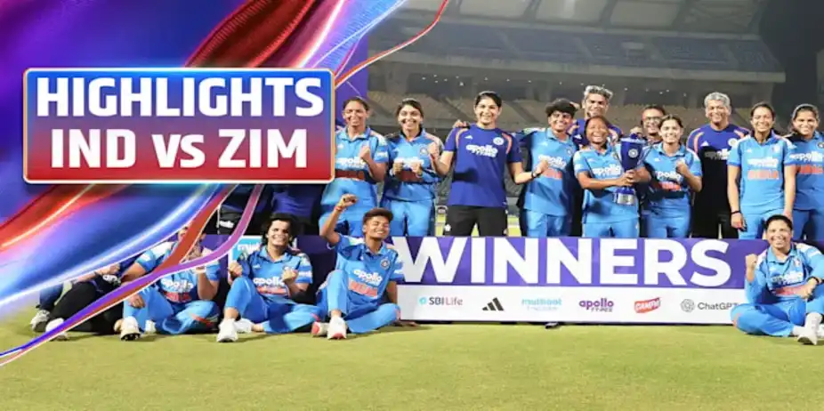 India W vs Zimbabwe W: 3rd ODI, Highlights