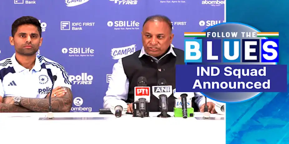 India's Full Squad Announcement