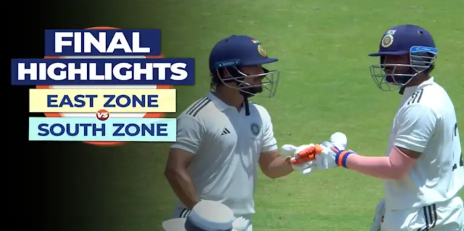 Final: East Zone vs South Zone - Day 2, Highlights